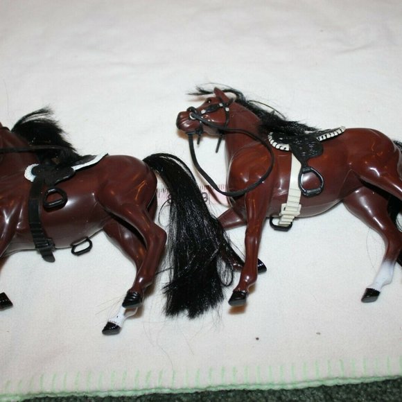 Vintage Grand Champion Lot of 5 Plastic Horses Bro - Picture 5 of 6